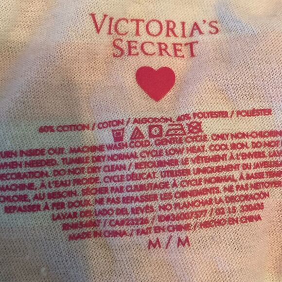 Victorias Secret Angel nightie w/cuffed short sleeves oversized 🌹 - Picture 7 of 7